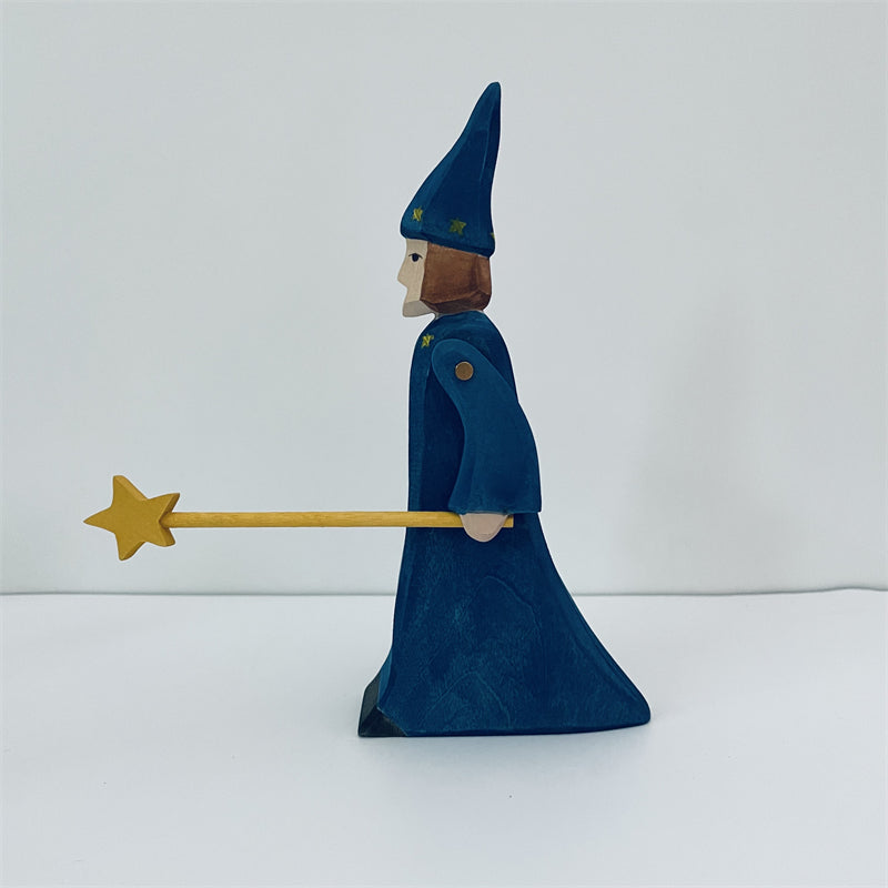 Handmade Fairy Tale Wooden Figures Princess Prince Professional Figure Kids Open Ended Play Toys Nordic Decor Sustainable Toys