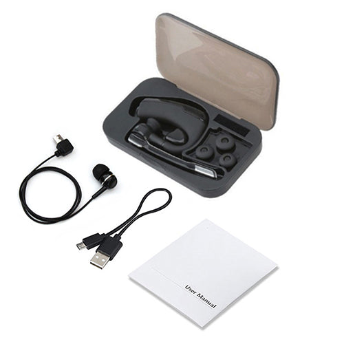 Newest K6 Wireless Headset Bluetooth 5.0 Earphone Handsfree Earpiece Noise Reduction Headphones With HD Mic For All Smart Phones
