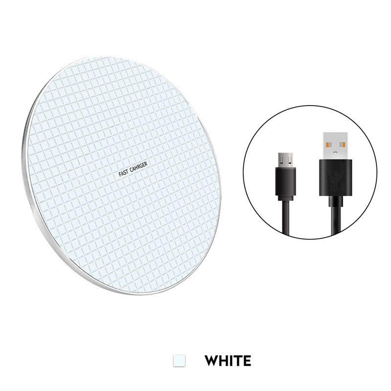 30W Qi Wireless Charger For iPhone 12 11 Pro Xs Max Mini X Xr 8 Induction Fast Wireless Charging Pad For Samsung s8 s9 s10 note