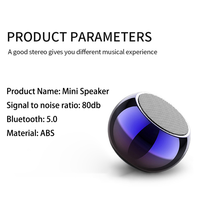 Mini Bluetooth Sound Box Bluetooth Speaker Portable Wireless Speaker Bluetooth Soundbar Simple Small Music Box Player