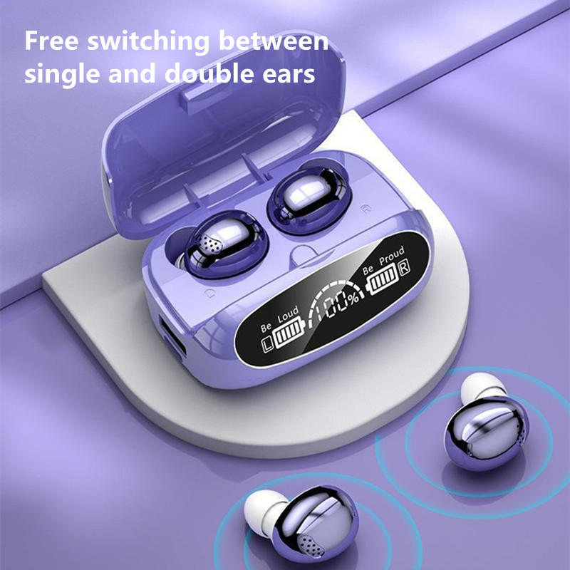 M32 Mini Bluetooth 5.1 Earphone TWS Wireless Headphones with Microphone Waterproof Sports Bluetooth Earbuds Headset 2000Mah