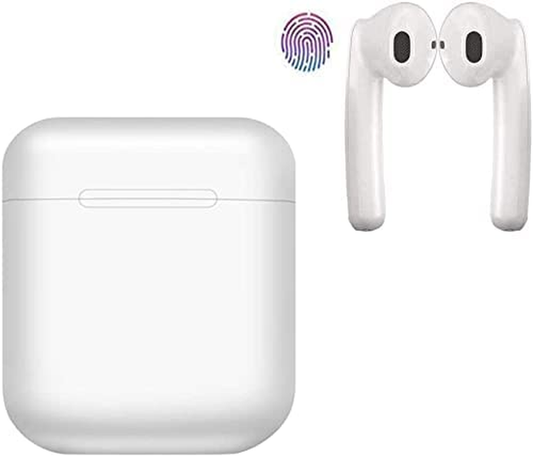 Somlato Bluetooth 5.0 Wireless Earbuds Bluetooth Earbuds Headphones Wireless with Wireless Charging Case Mini Car Headset Noise Cancelling Earphones (SW1)