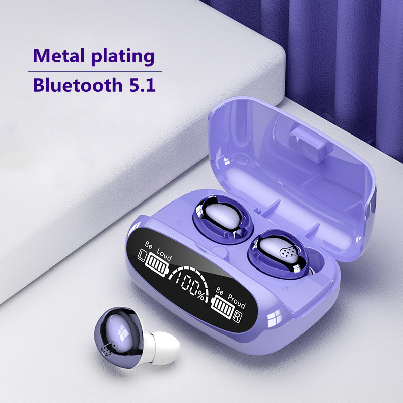 M32 Mini Bluetooth 5.1 Earphone TWS Wireless Headphones with Microphone Waterproof Sports Bluetooth Earbuds Headset 2000Mah