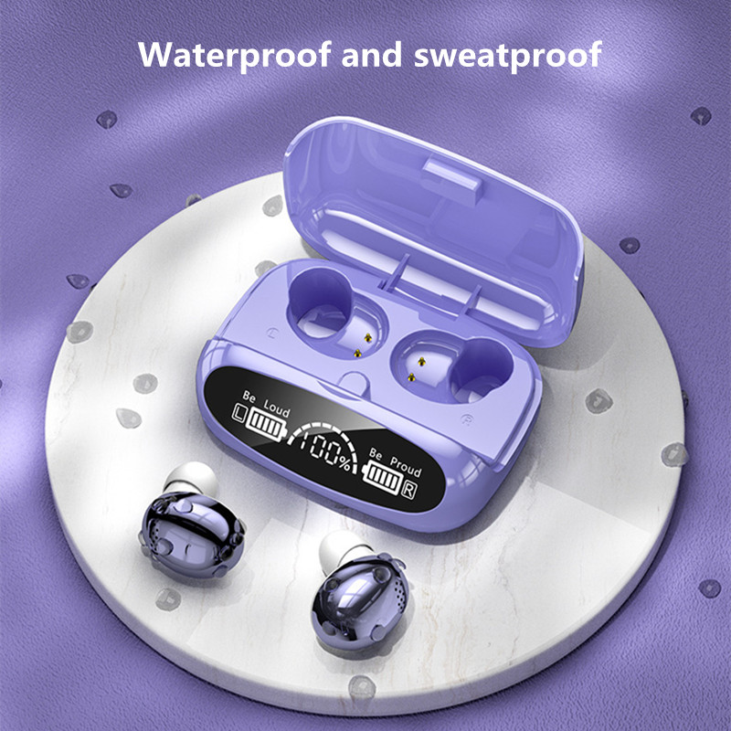 M32 Mini Bluetooth 5.1 Earphone TWS Wireless Headphones with Microphone Waterproof Sports Bluetooth Earbuds Headset 2000Mah