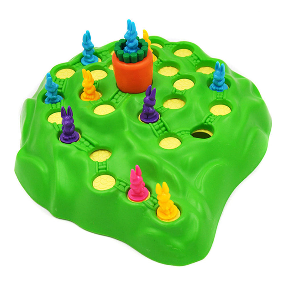Bunny Rabbit Competitive Trap Tablet Board Games Play Chess Children Family Fun Montessori Interactive Educational Toys For Kids