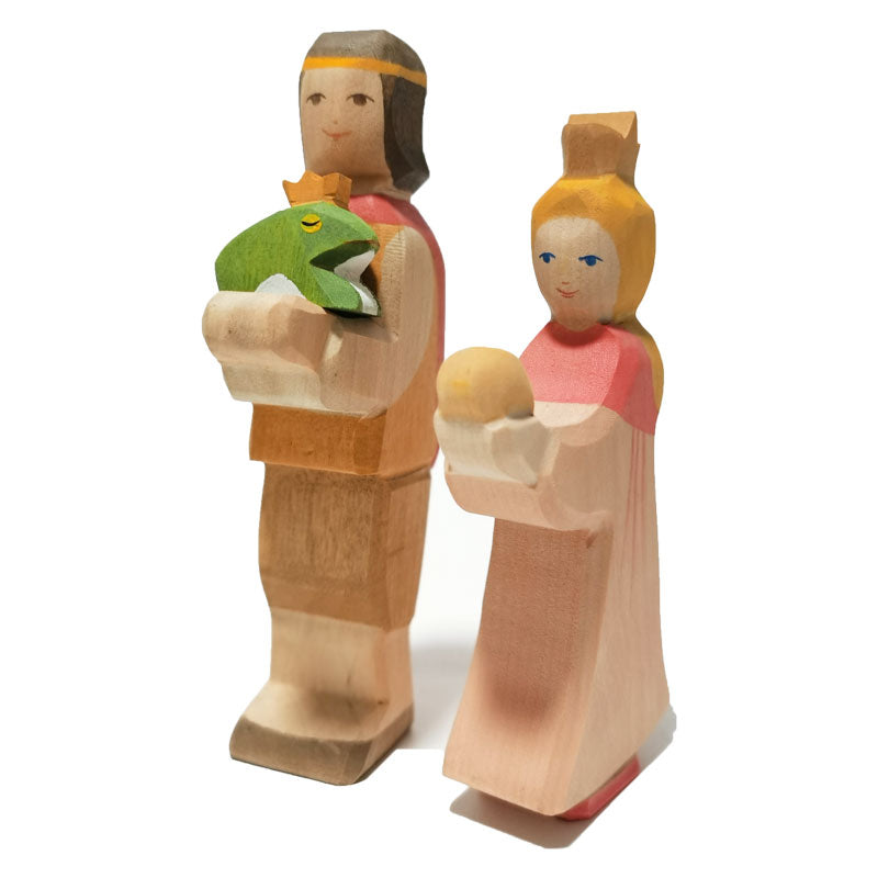 Handmade Fairy Tale Wooden Figures Princess Prince Professional Figure Kids Open Ended Play Toys Nordic Decor Sustainable Toys