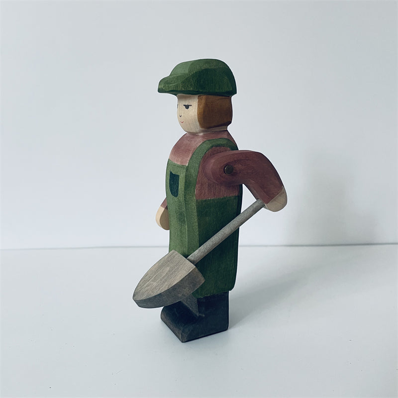 Handmade Fairy Tale Wooden Figures Princess Prince Professional Figure Kids Open Ended Play Toys Nordic Decor Sustainable Toys