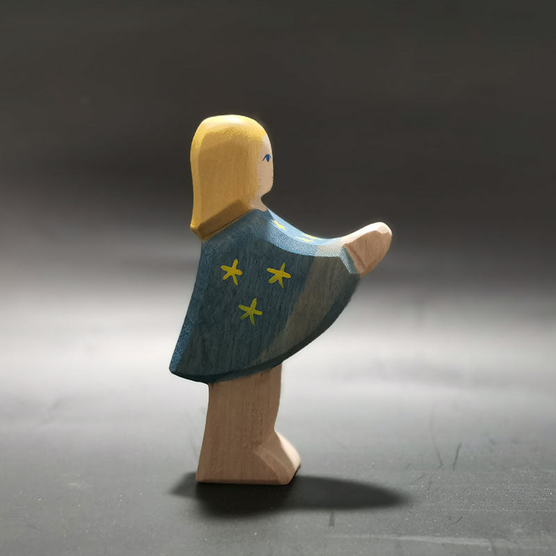 Handmade Fairy Tale Wooden Figures Princess Prince Professional Figure Kids Open Ended Play Toys Nordic Decor Sustainable Toys