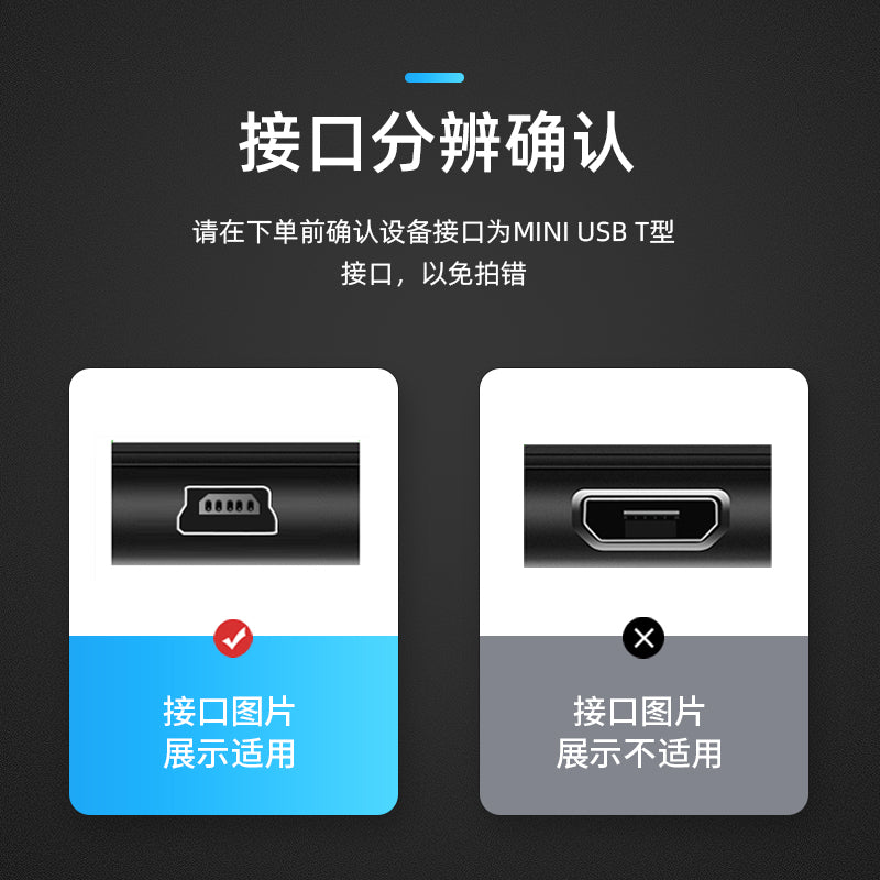Mini USB To USB Fast Data Transmission Charging Cable for MP3 MP4 Player Car DVR GPS Digital Camera HDD Charger Mini USB Cable