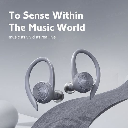 Sports TWS 5.0 Earphone Bluetooth Active Noise Cancellation Waterproof Wireless Headphones LED Display Headsets with Microphone