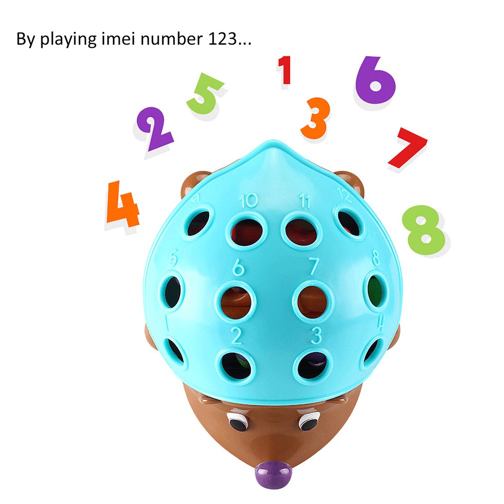 Training Focused on Children's Fine Motor Hand-Eye Coordination Fight Inserted Hedgehog Baby Educational Toy Montessori Toys