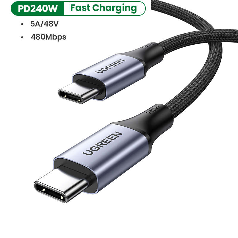 UGREEN 240W USB Type C Cable Power Line PD3.1 for PS5 Nintendo Switch Galaxy S22 MacBook Blazing-Fast Charging Cable 48V5A USB C
